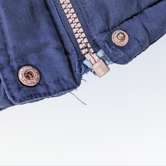 OshKosh B'gosh Navy Jacket with Peach Lining - Picture 5 of 12